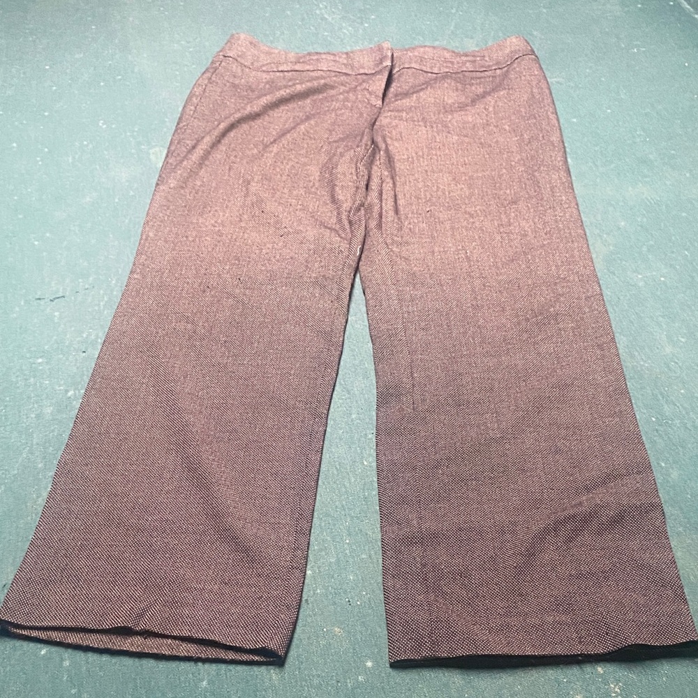 Wide-Leg black and white pants